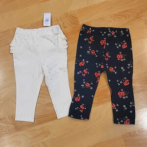 BABY GIRL PANTS BUNDLE SIZE 6-12 MONTHS